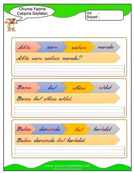 B sesi Çalışma Sayfaları